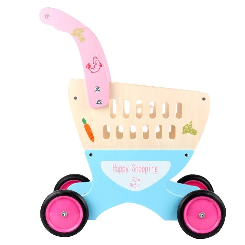 Wooden Shopping Cart | Children Shopping Cart