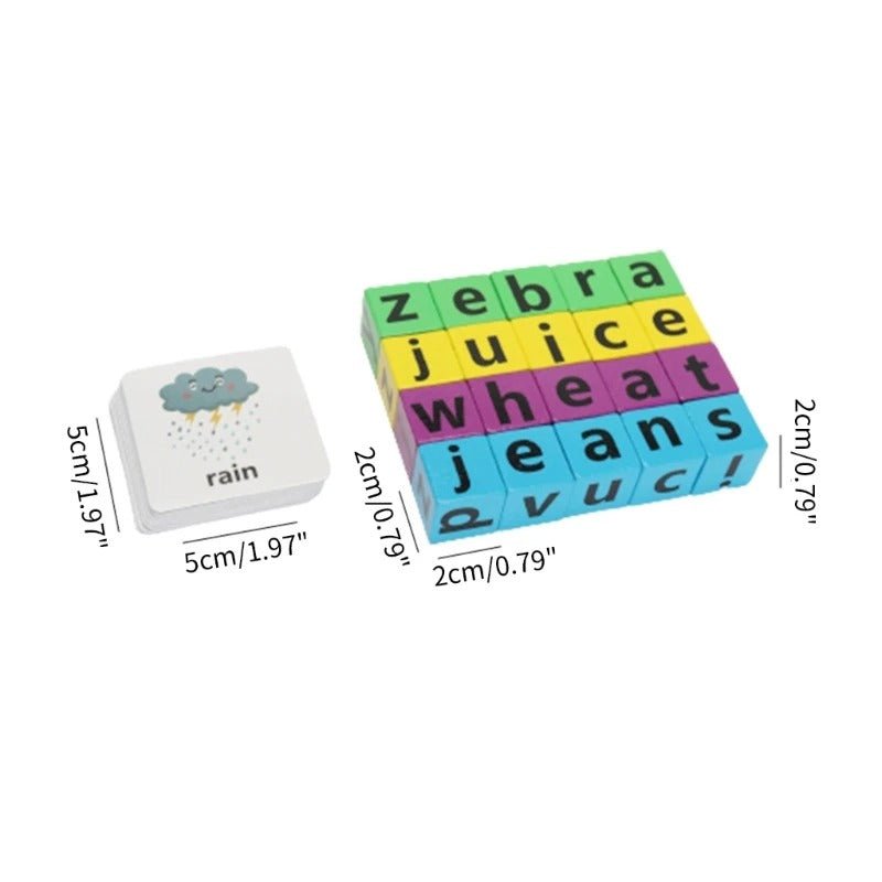 Wooden Spelling Game Montessori