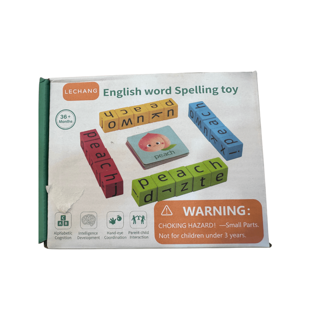 Wooden Spelling Game Montessori