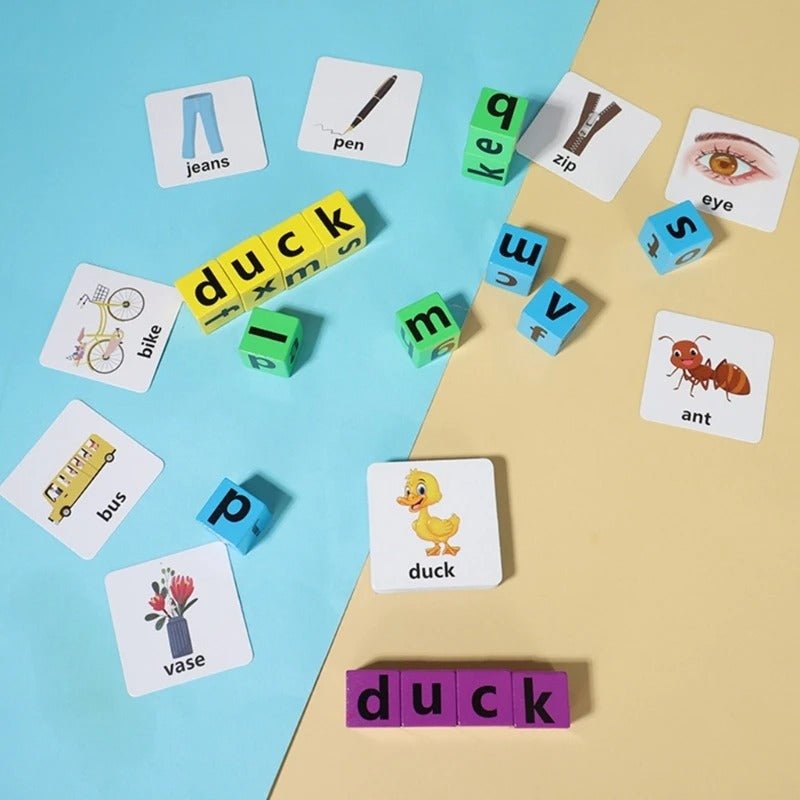 Wooden Spelling Game Montessori