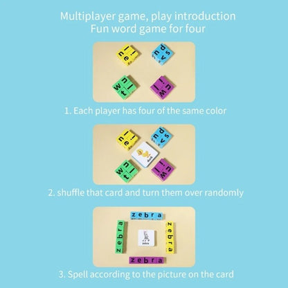 Wooden Spelling Game Montessori