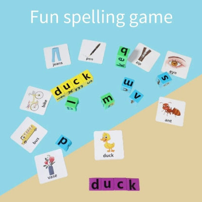 Wooden Spelling Game Montessori