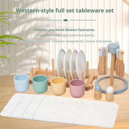 Wooden Tableware Set