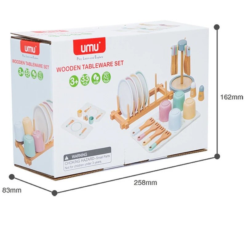 Wooden Tableware Set