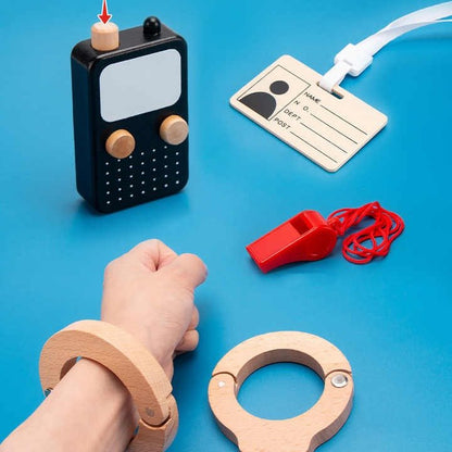 Wooden Traffic Police Set - MyLittleTales
