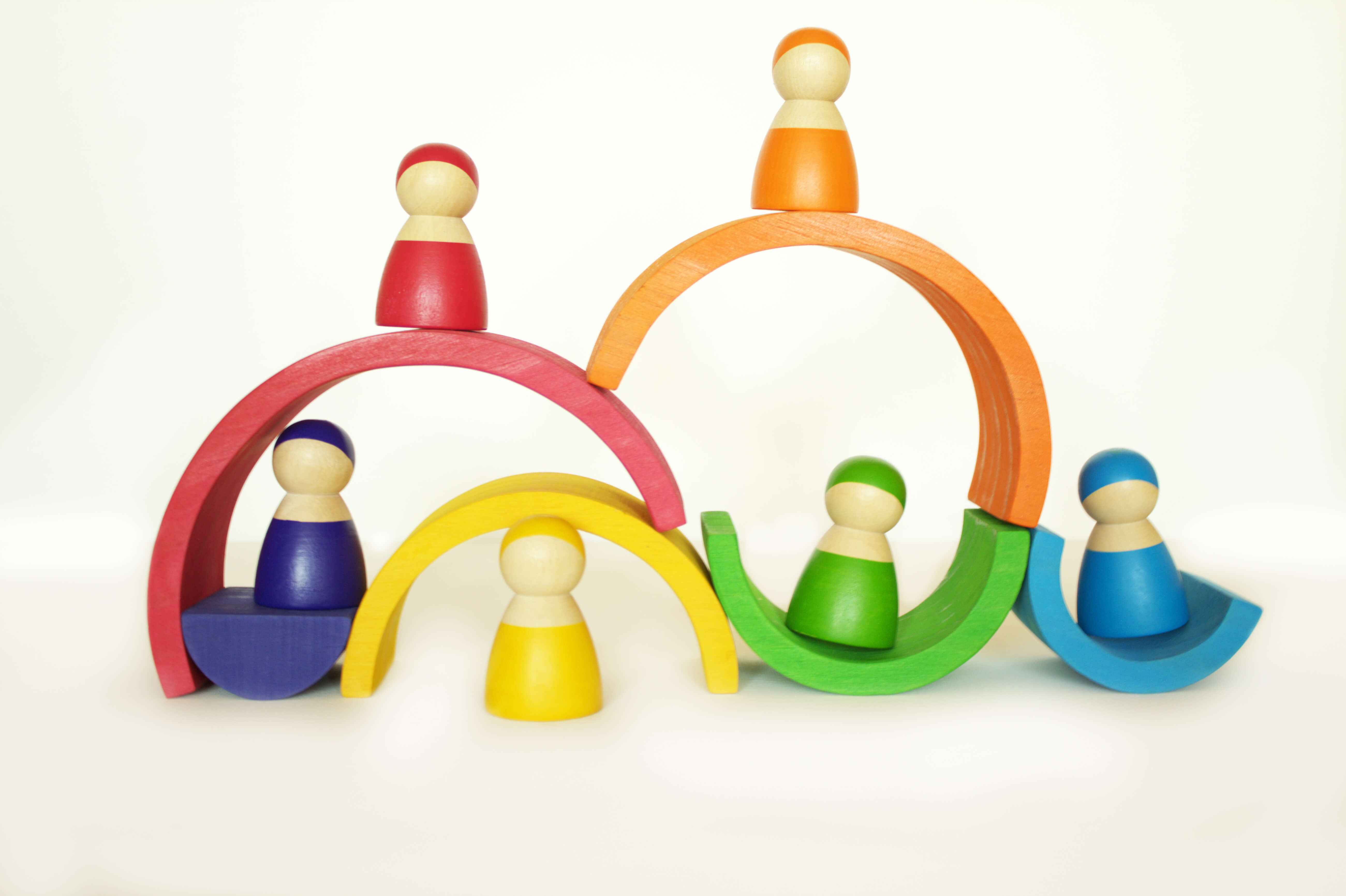 Rainbow Stacker for toddler - Educational Toys