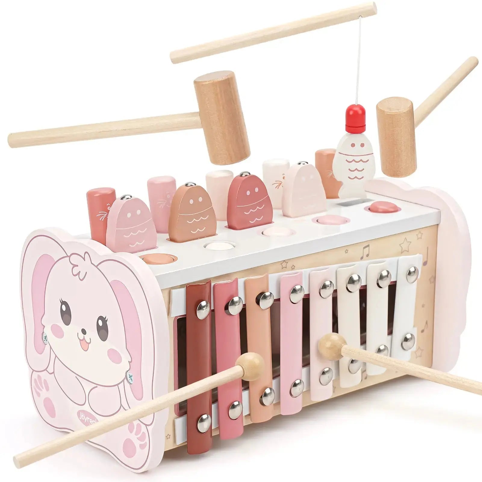 Fidtoy Wooden Hammering Pounding Toy