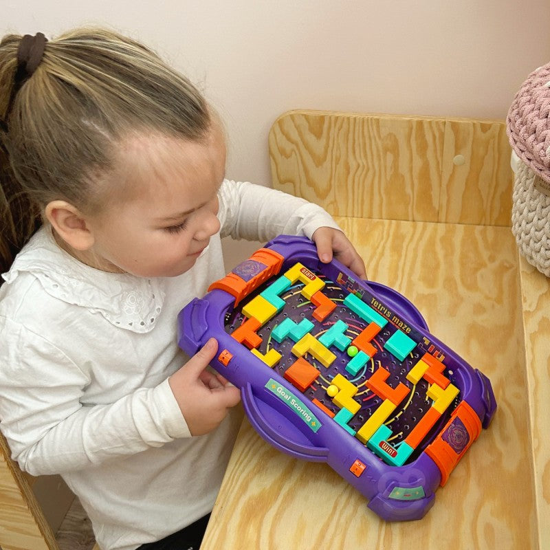 Juego de aletas de laberinto Fidtoy Craze para niños mayores de 4 años