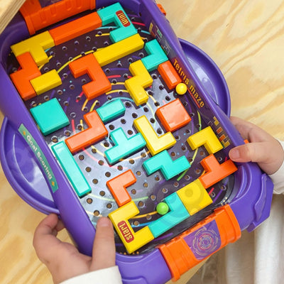 Juego de aletas de laberinto Fidtoy Craze para niños mayores de 4 años