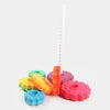 Fidtoy Rainbow Spinning Stacking Tower Toy – Sensory Learning Toy for Toddlers 1+