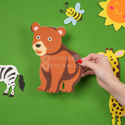Montessori Learning Felt Board